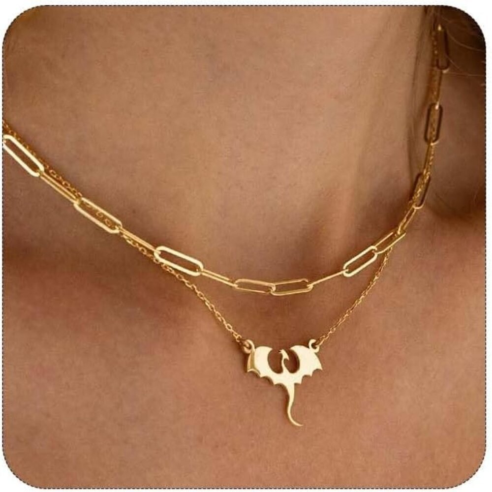 Gold Silver Plated Animal Pendant Necklace Dainty Gift for Women